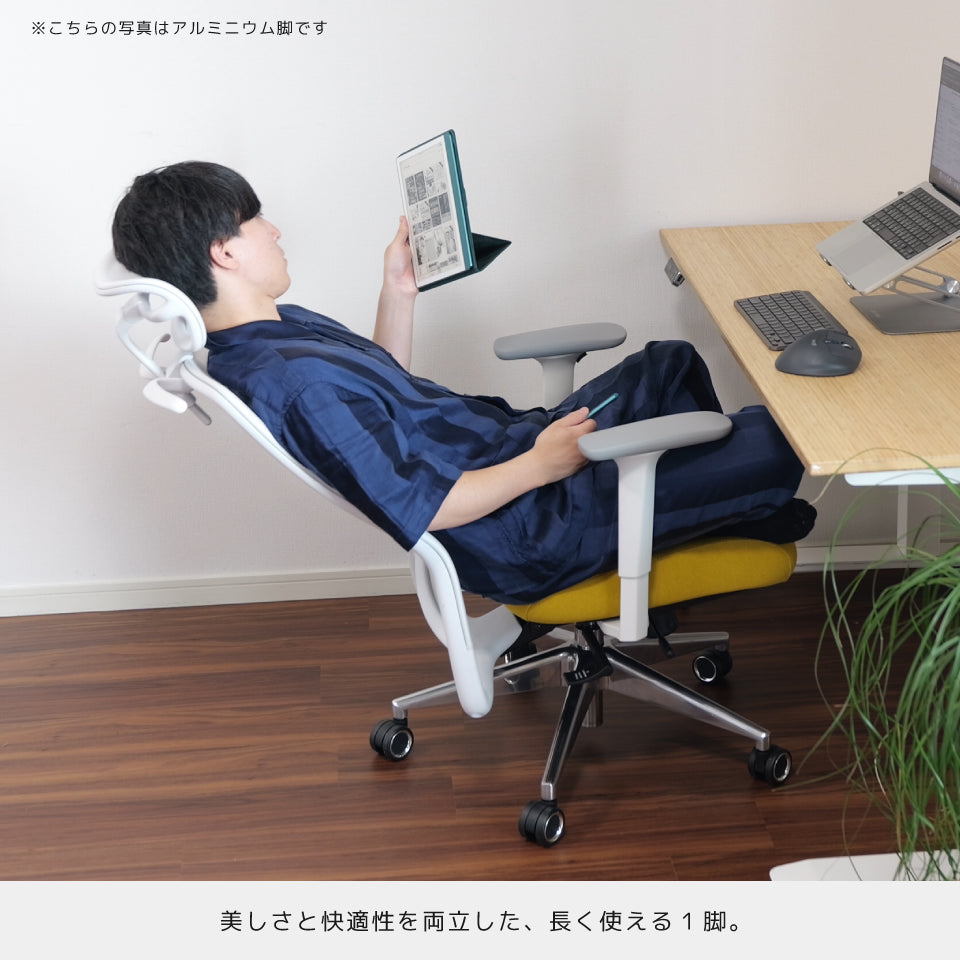 シースルーチェア （肘付き・ヘッドレスト ハンガー付き）ナイロンベース