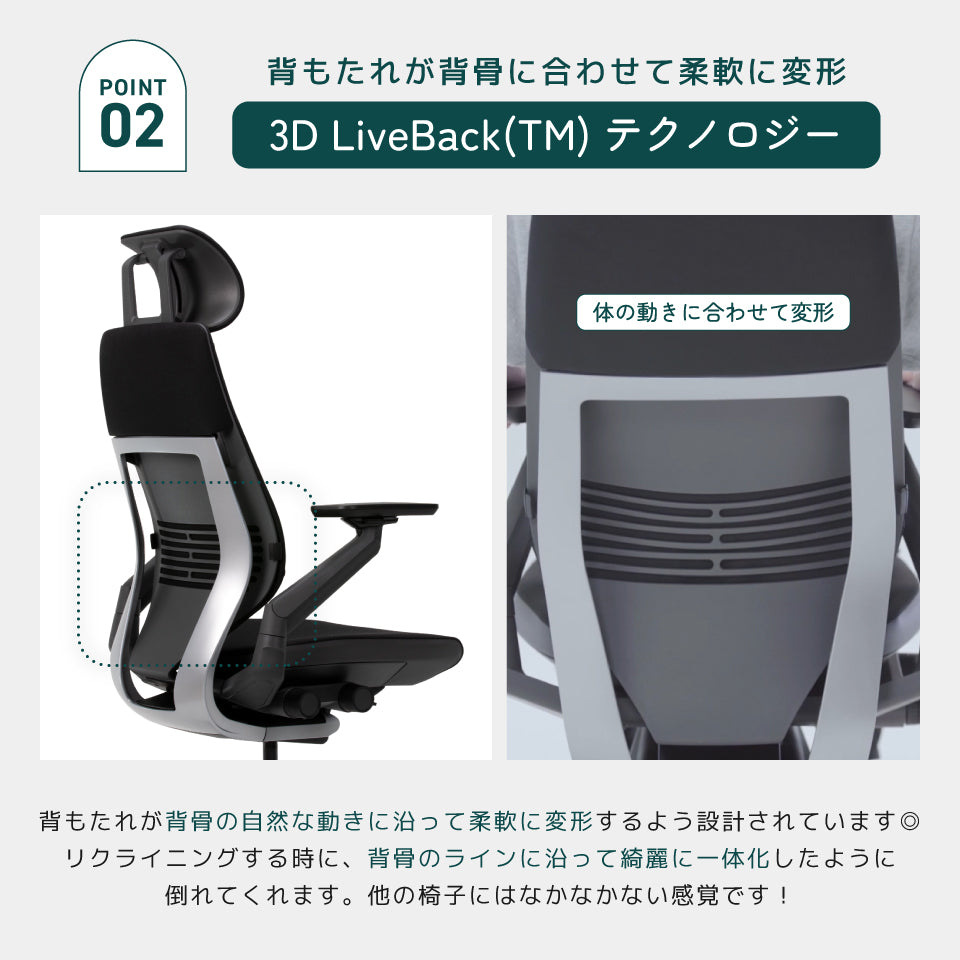 Steelcase Gesture【ご注文から配送まで7〜10日ほどかかります】