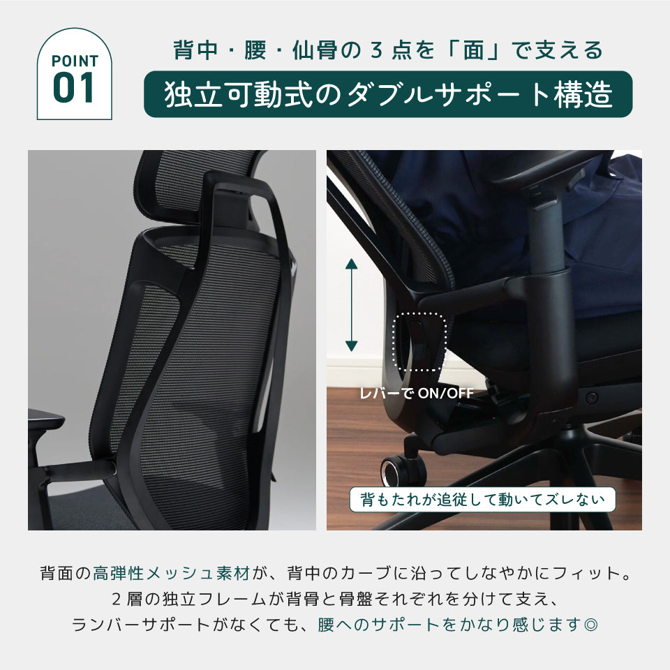AIMchair Pro（ヘッドレストなし）