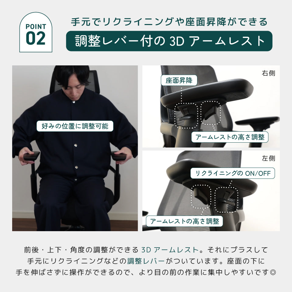 AIMchair Pro（ヘッドレストなし）