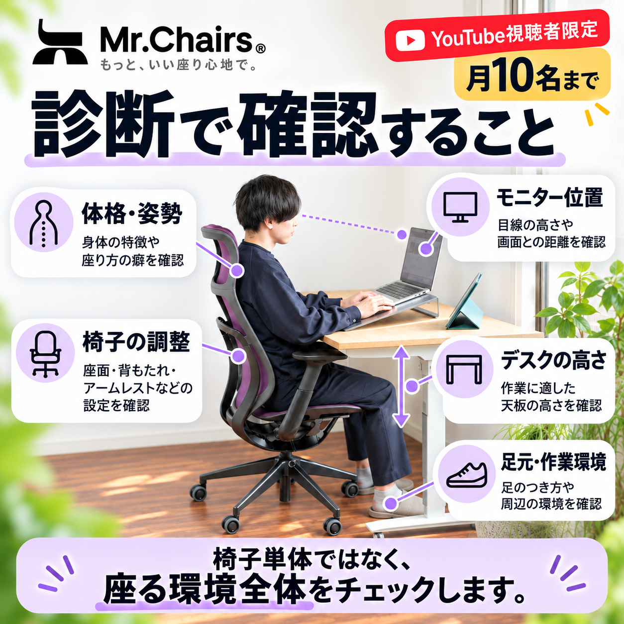 Mr.Chairsチェア環境診断