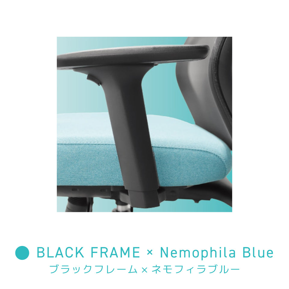 シースルーチェア （肘付き・ヘッドレスト ハンガー付き）アルミベース